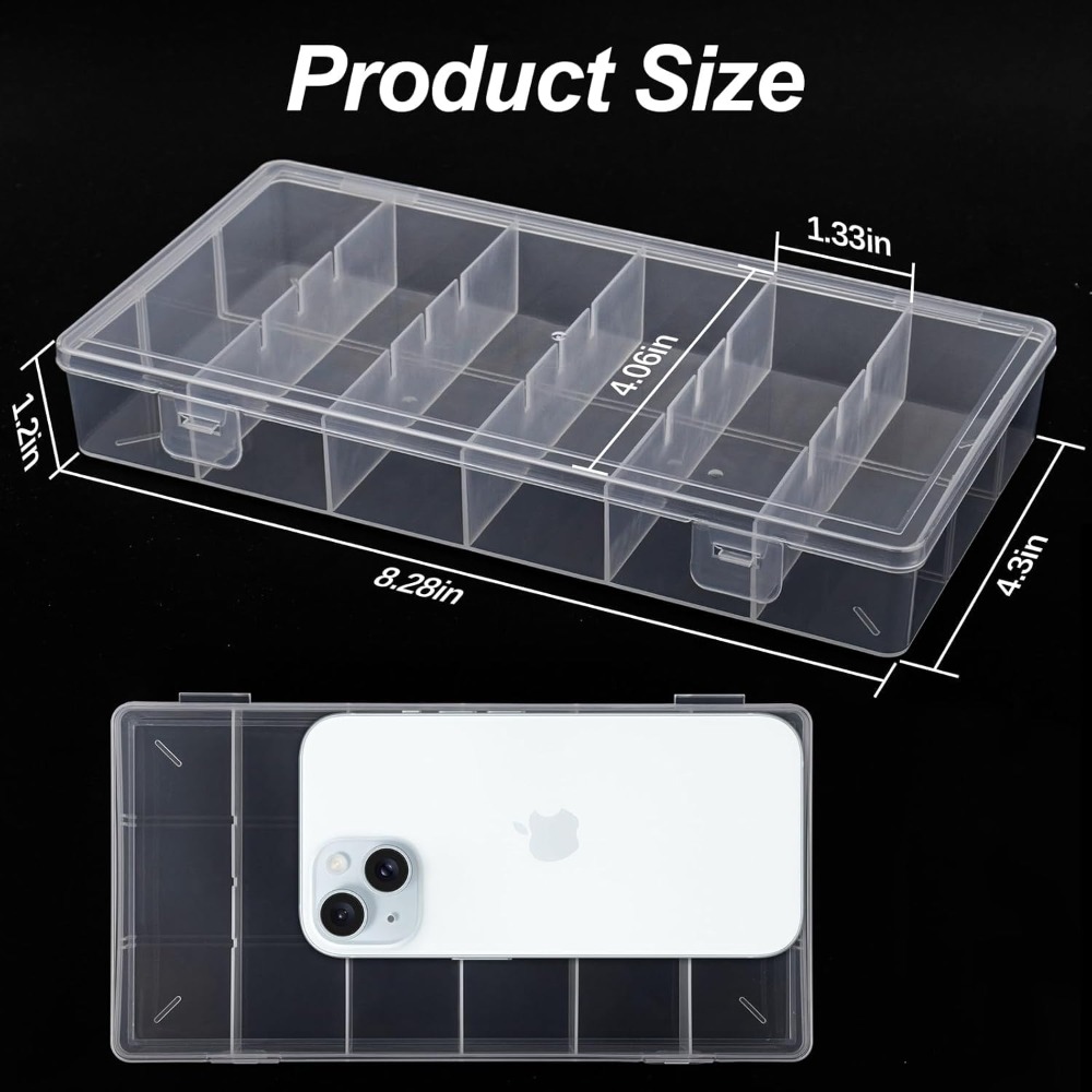 Clear Visible Plastic Storage  – Fishing Equipment Organizer Bewertung und Preis