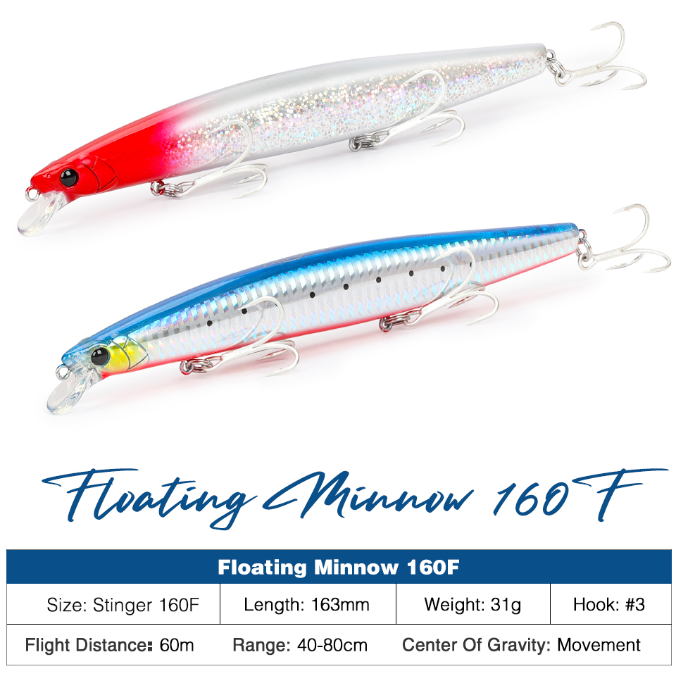 TSURINOYA 160F Floating Minnow – Fishing Equipment Deals Bewertung und Preis