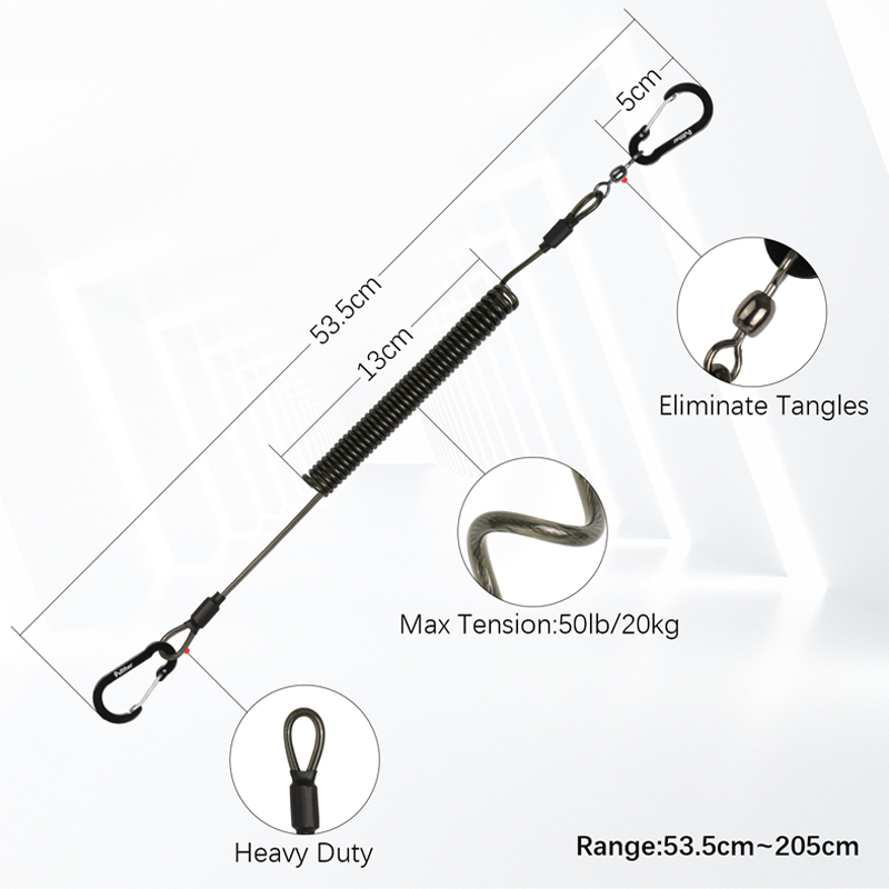 fishing tools Coiled Lanyards  – Fishing Equipment Wholesale Bewertung und Preis