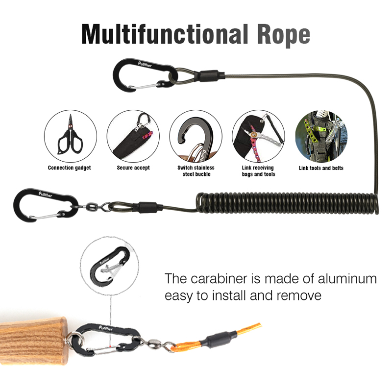 fishing tools Coiled Lanyards  – Fishing Equipment Wholesale Bewertung und Preis