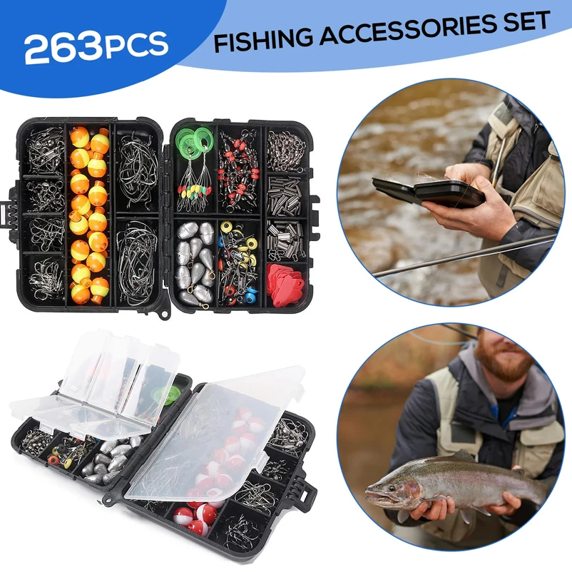 263pcs Outdoor Fishing Accesso – Fishing Equipment Organizer Bewertung und Preis