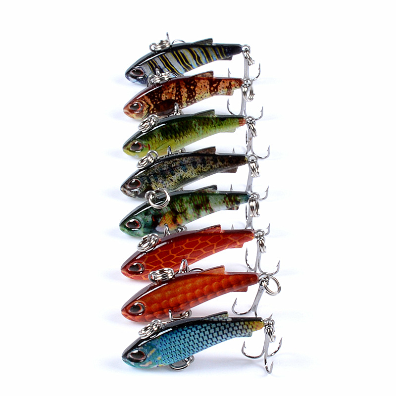 8pcs 4cm 4g Mini Lipless VIB F – Fishing Equipment Deals Bewertung und Preis
