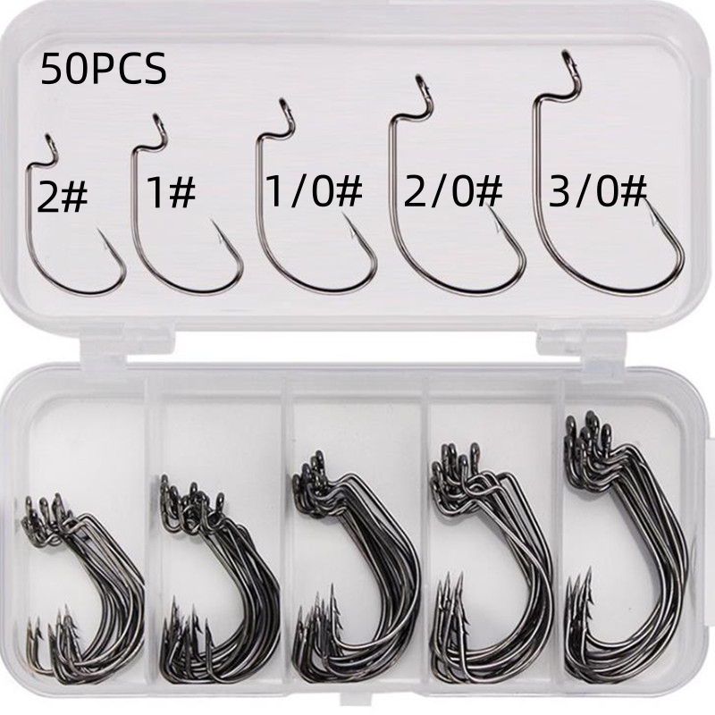 50Pcs/Box High Carbon Steel Fi – Fishing Equipment Organizer Bewertung und Preis