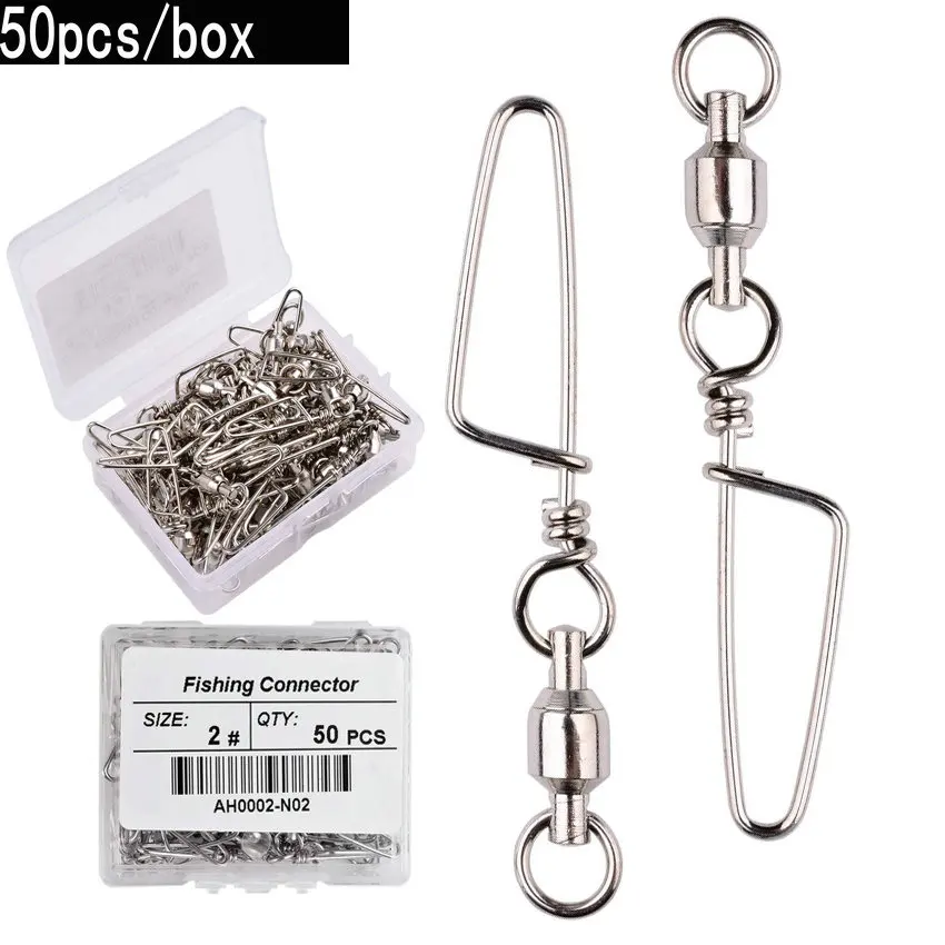 50pcs Fishing Ball Bearing Swi – Fishing Equipment Organizer Bewertung und Preis