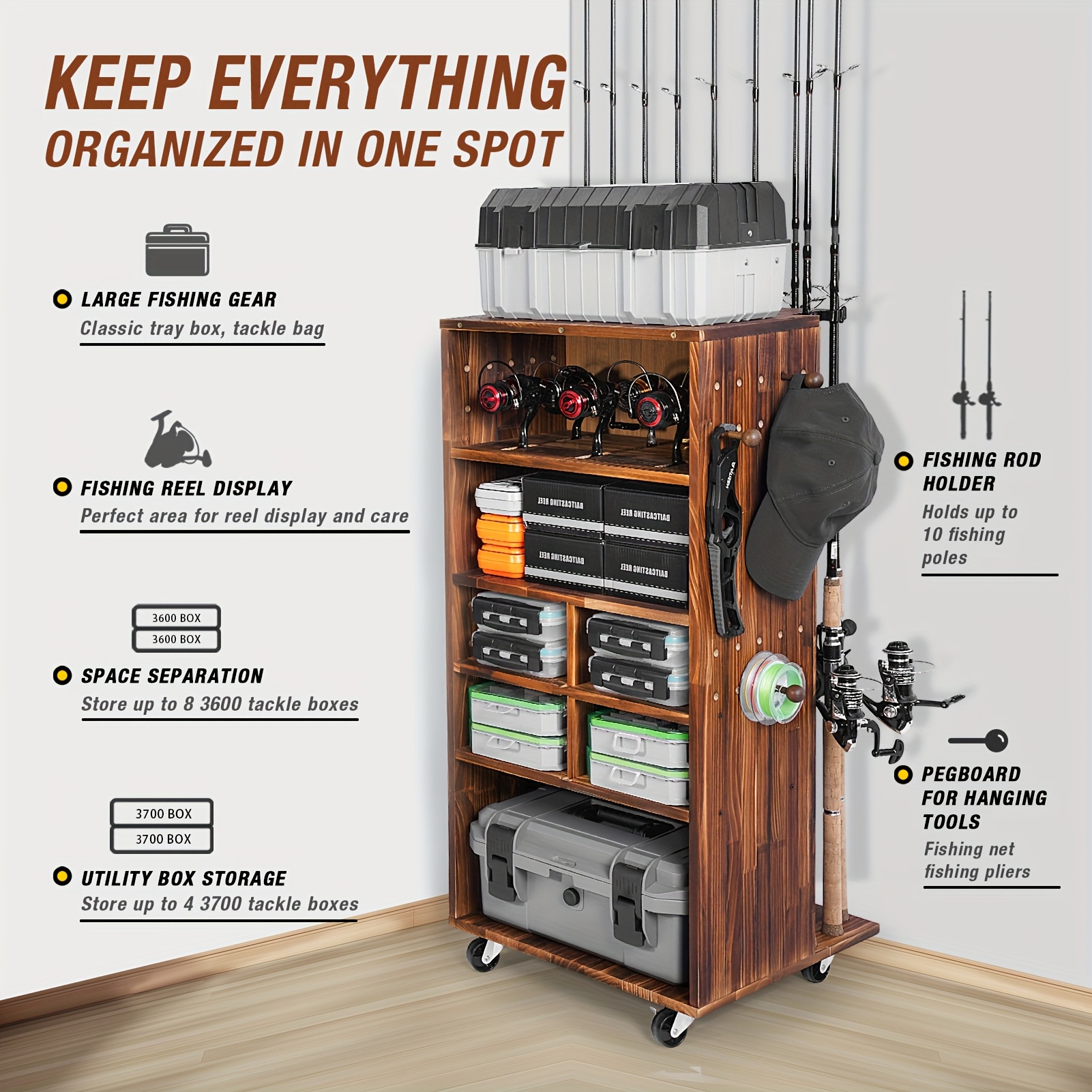 Ghosthorn Fishing Rod Holders  – Fishing Equipment Organizer Bewertung und Preis