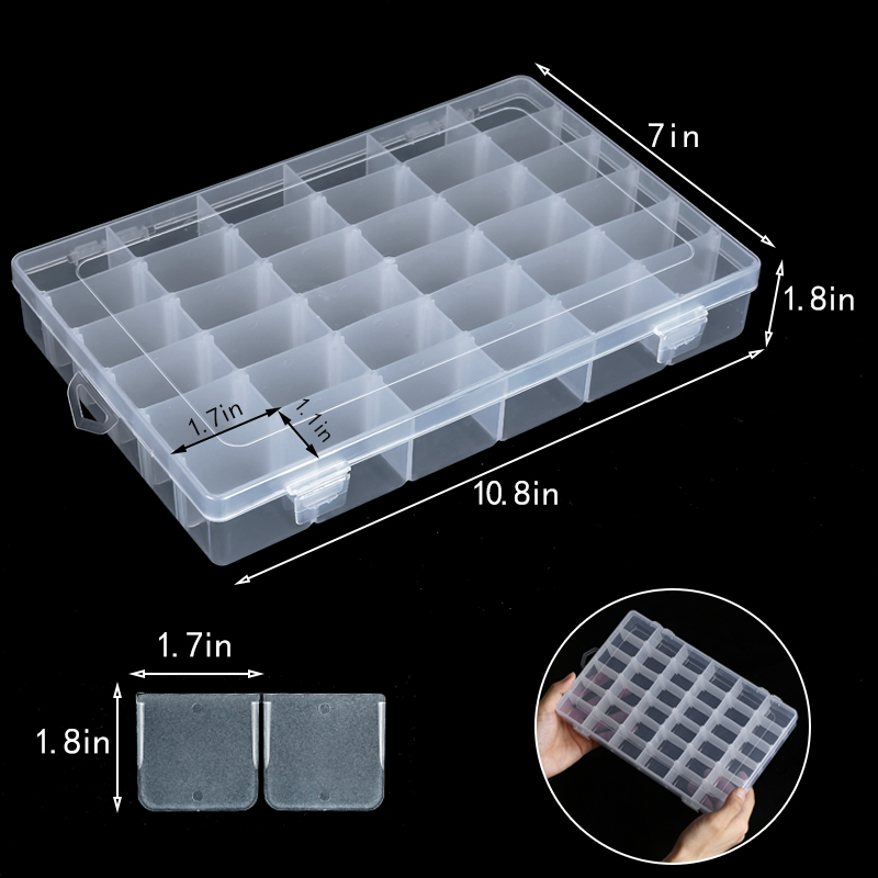36 Grids Plastic Organizer Box – Fishing Equipment Organizer Bewertung und Preis